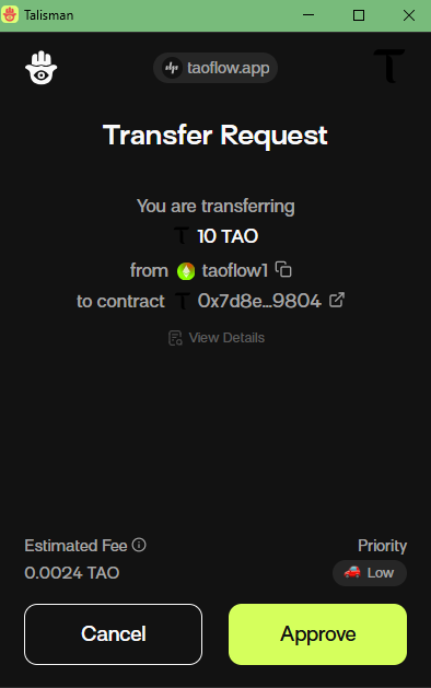 Approve Add Collateral